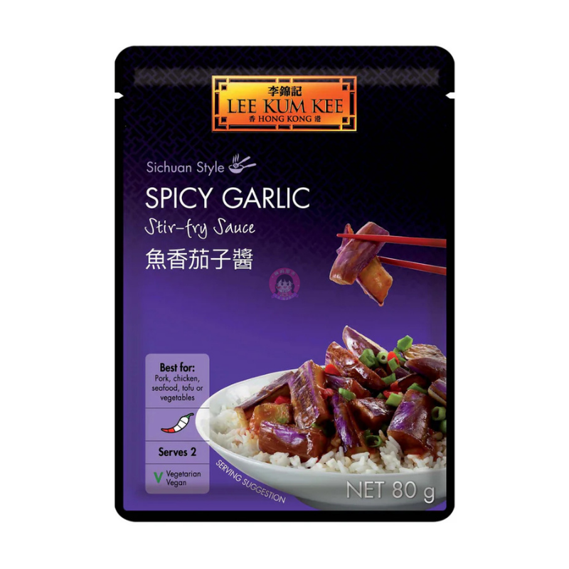 李锦记鱼香茄子酱80g Lee Kum Kee Spicy Garlic Stir Fry Sauce
