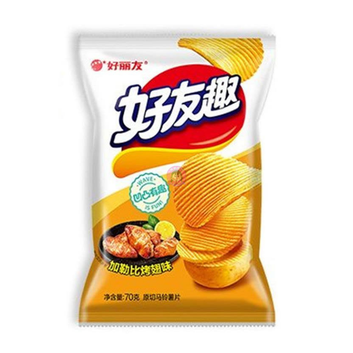 好丽友好友趣加勒比烤翅味83g Orion Potato Chips Grilled Wing