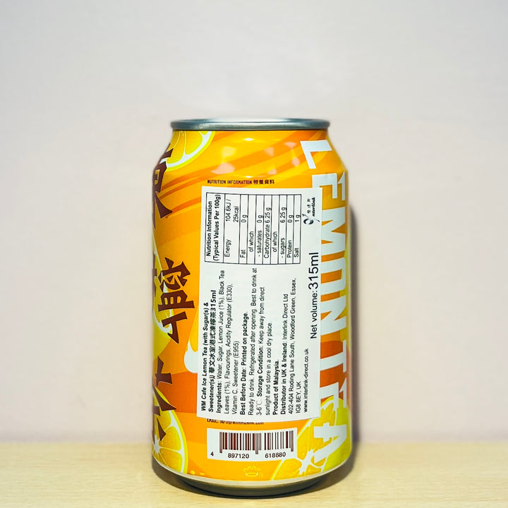 华文冰室港式柠檬茶315ml WM Cafe Ice Lemon Tea