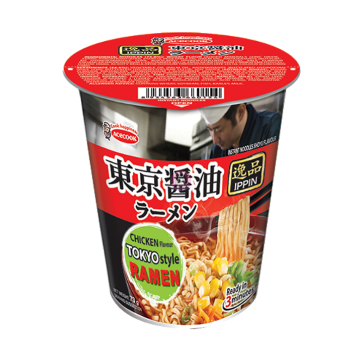 Acecook Ippin Noodle Soy Sauce Flavour 73g