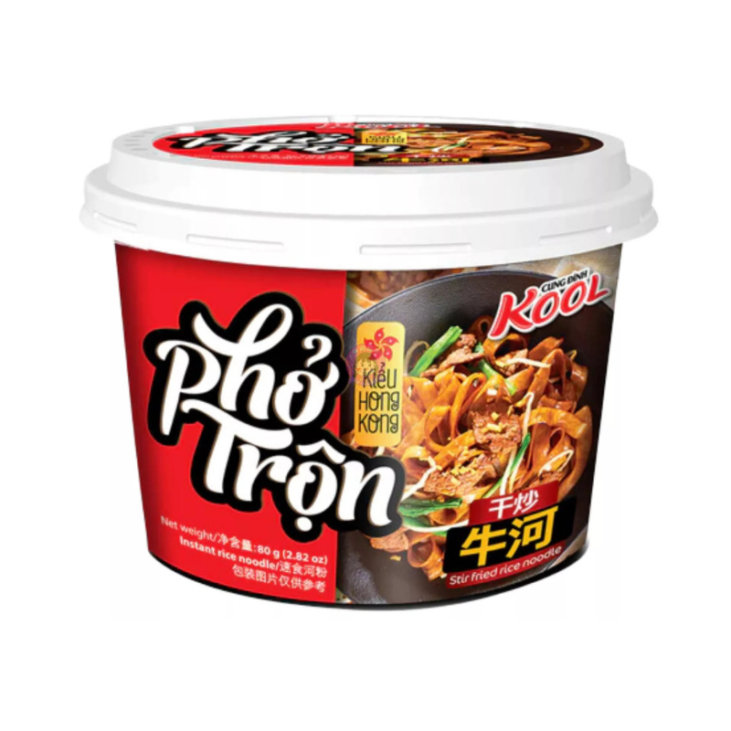 Cung Dinh Kool Fried Noodle Black Soy Sauce Flavour Bowl 80g