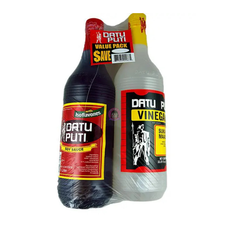 Datu Puti Value Pack Soy Sauce With Vinegar 2*1L