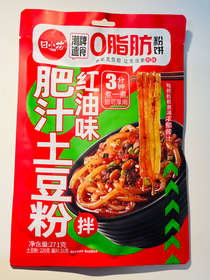田小花0脂土豆粉红油味271g TXH Potato Noodle Spicy Flavour