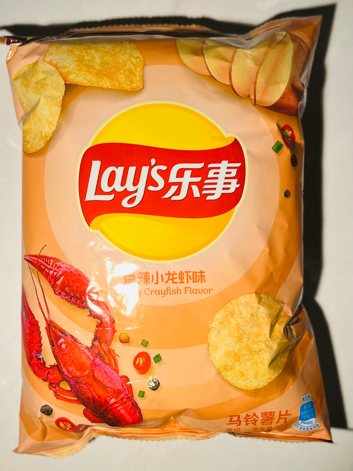 乐事薯片香辣小龙虾味70g Lay's Potato Chips Spicy Crayfish Flavour