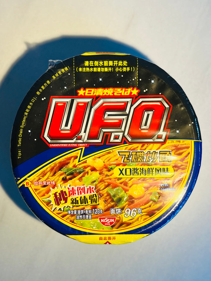 UFO飞碟炒面XO酱海鲜风味123g Nissin UFO Stir Fry Instant Noodle XO Sauce Seafood Flavour