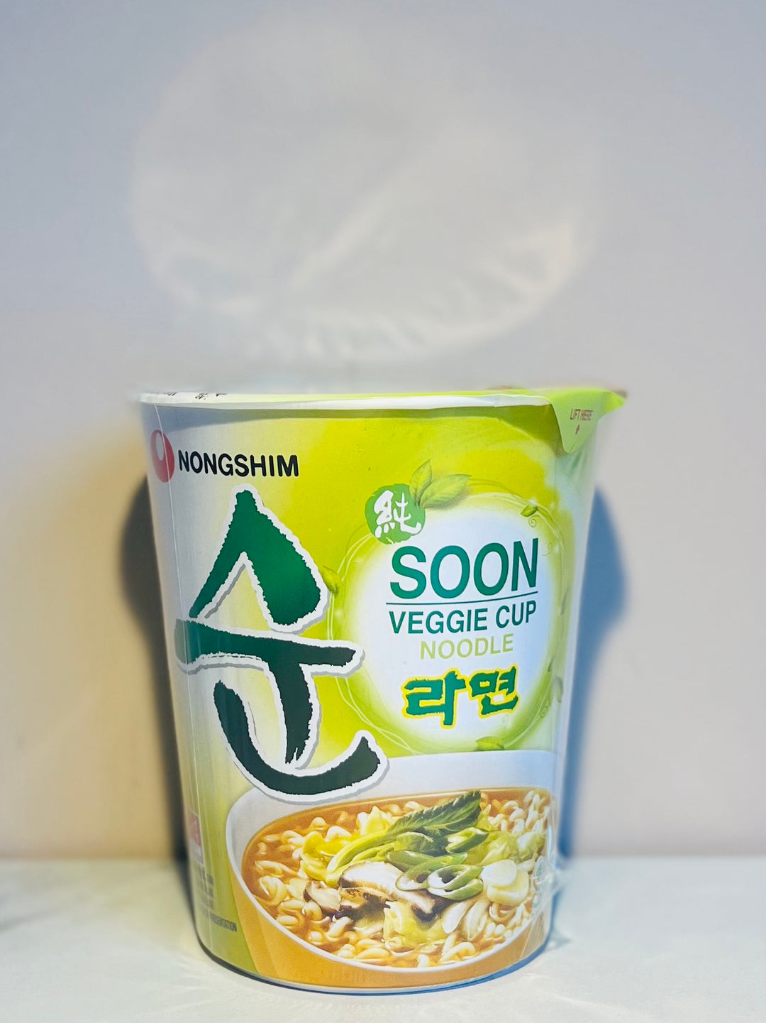 农心素菜拉面杯67g Nongshim Soon Veggie Cup Noodle