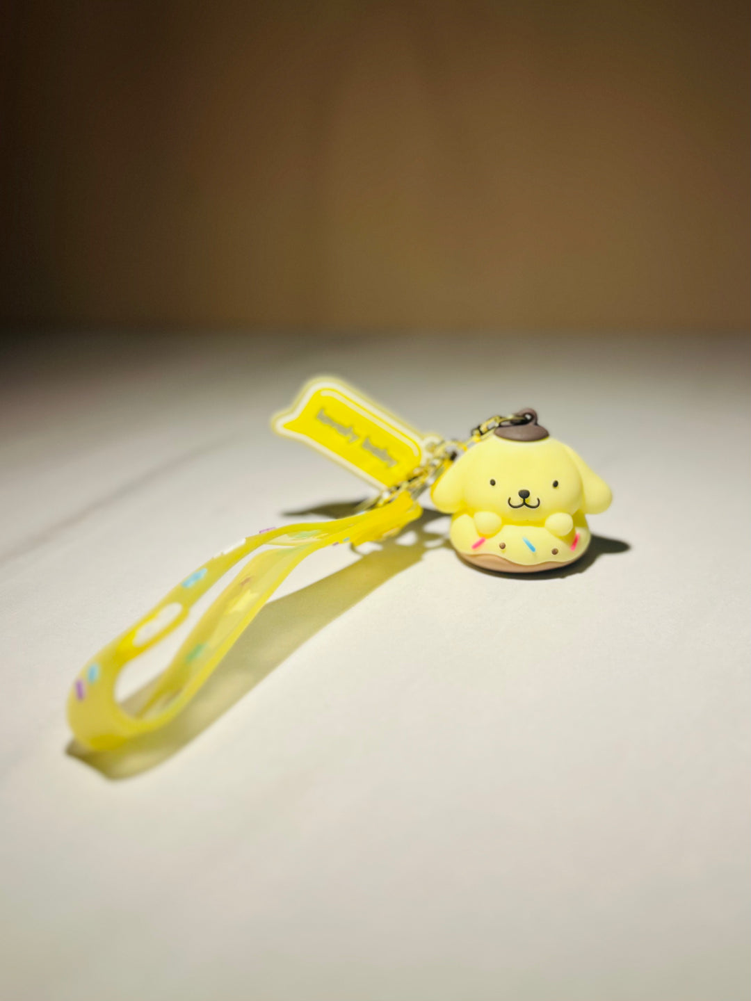 布丁狗甜甜圈钥匙扣 Cute Pompompurin Donut Keyring