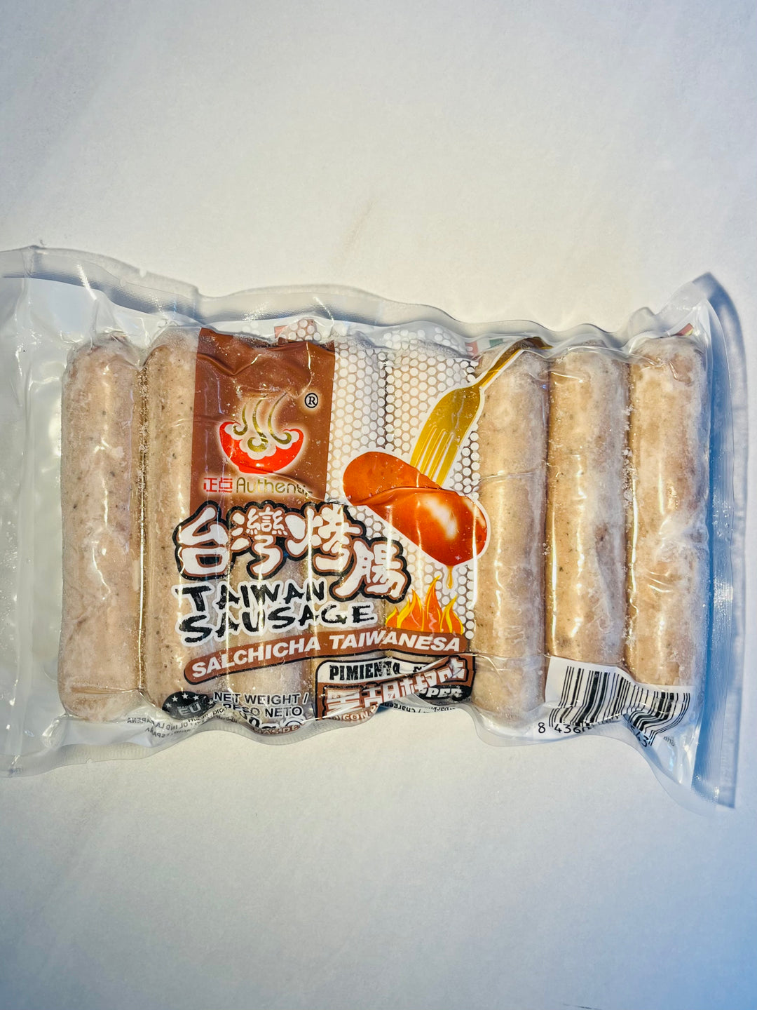 正点台湾烤肠黑胡椒味430g Authentic Taiwan Sausages Black Pepper Flavour