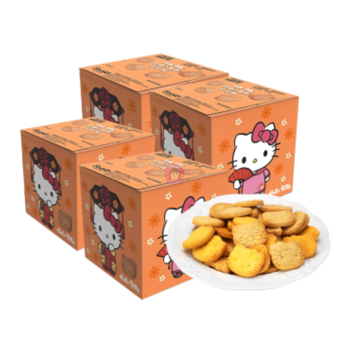 波路梦Hello Kitty曲奇巧克力味47g Bourbon Hello Kitty Petit Cookies Chocolate Flavour