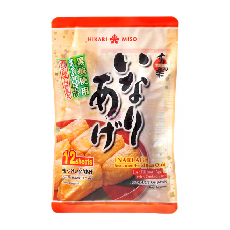 Hikarimiso炸豆腐12pcs 176.4g Hikarimiso Inari Fried Tofu pockets