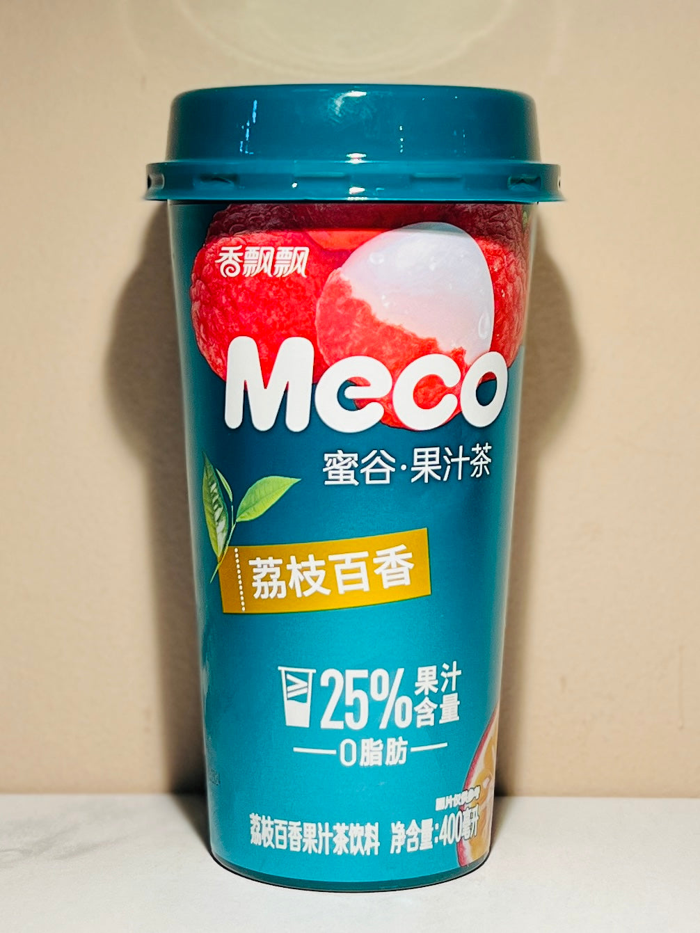 香飘飘蜜谷果汁茶荔枝百香果味400ml XPP Lychee & Passion Fruit Tea