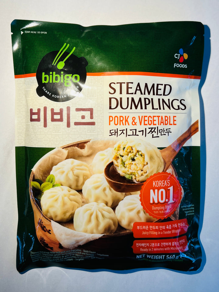Bibigo steamed dumplings pork & vegetable 560g 必品阁猪肉青菜小笼包
