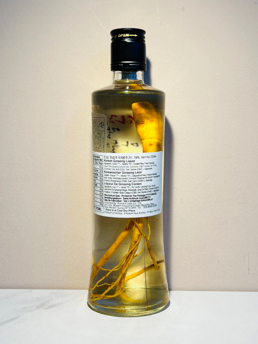 名家 Jinsim Insamju 375ml 19%ALC