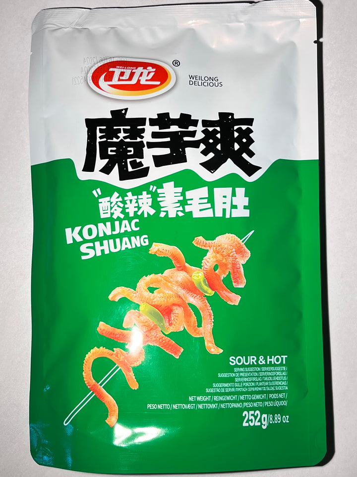 卫龙魔芋爽酸辣味252g WL Konjac Strips Hot & Sour Flavour
