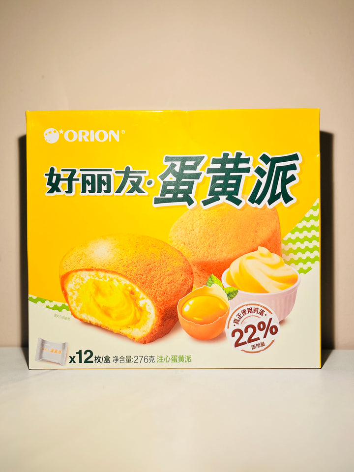 好丽友蛋黄派12只装276g Orion Custard Pie 12 pcs