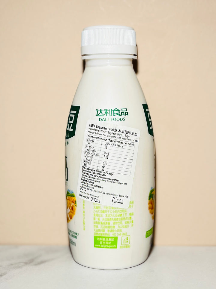 豆本豆原味豆奶360ml DBD Soybean Drink
