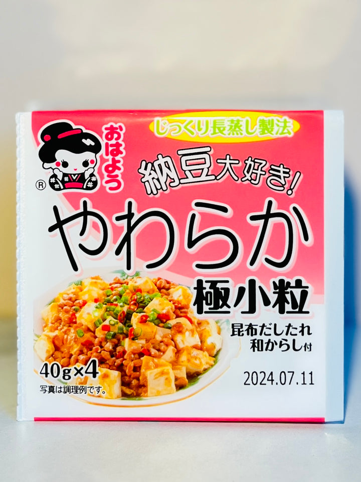 Yamada Natto Daisuki Kotsubu Mini-4 packs 160g 纳豆4连包