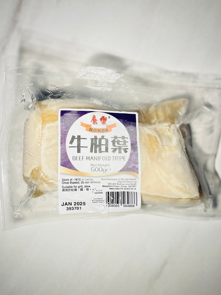 康乐牛百叶 500g honor beef manifold