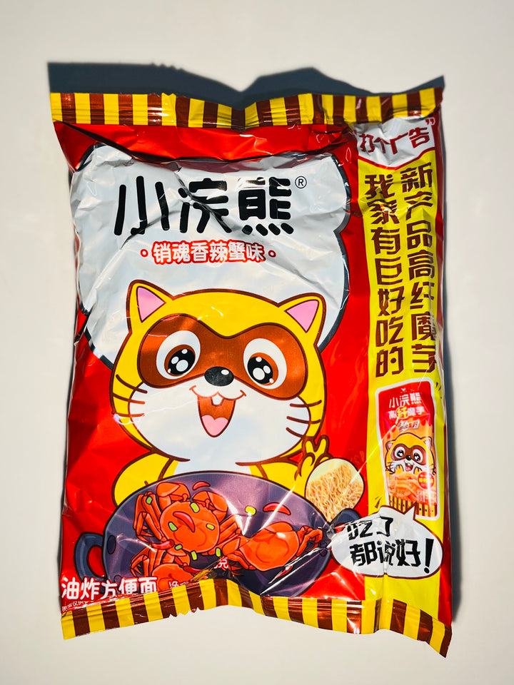 统一小浣熊干脆面香辣蟹味40g Unif noodle snack Spicy Crab Flavour
