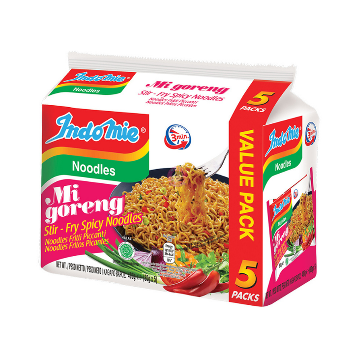 Indomie Stir Fry Noodle Spicy Flavour 5pcks
