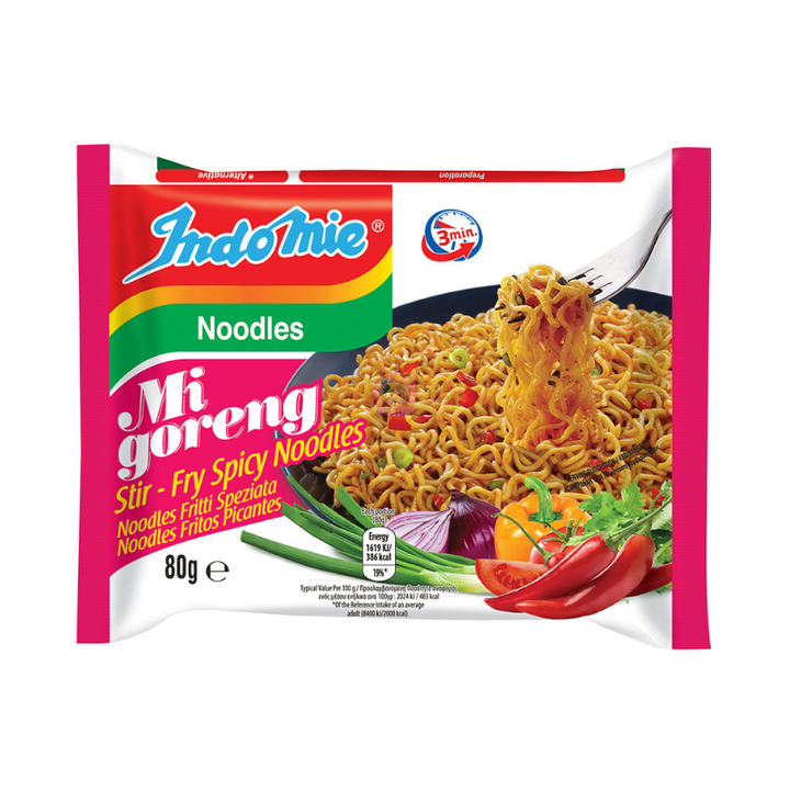 Indomie Stir Fry Noodle Spicy Flavour 80g 印尼捞面辣味