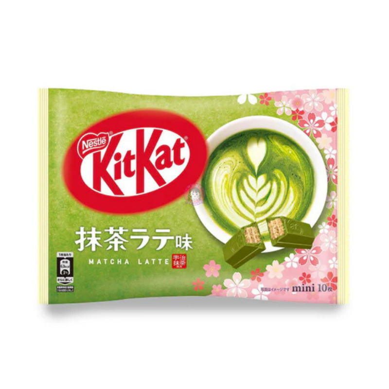 雀巢迷你KIT KAT抹茶拿铁味限定版124g Nestle Kitkat Mini Matcha Latte Flavour