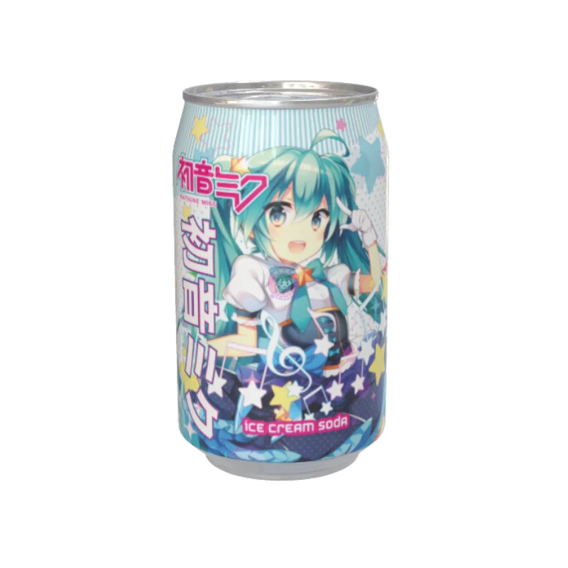 Kawaji初音未来苏打水忌廉味330ml Kawaji Hatsune Miku Soda Ice Cream Flavour