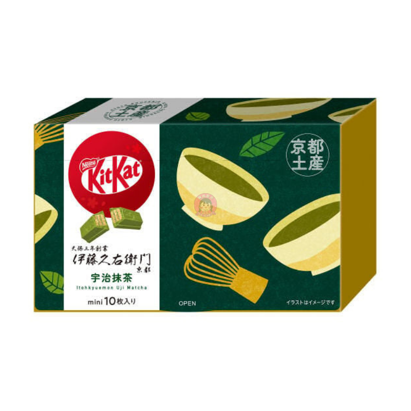 雀巢迷你Kit Kat伊藤久右卫门宇治抹茶味116g Nestle Mini Kit Kat Ito Kuemon Uji Matcha Flavour