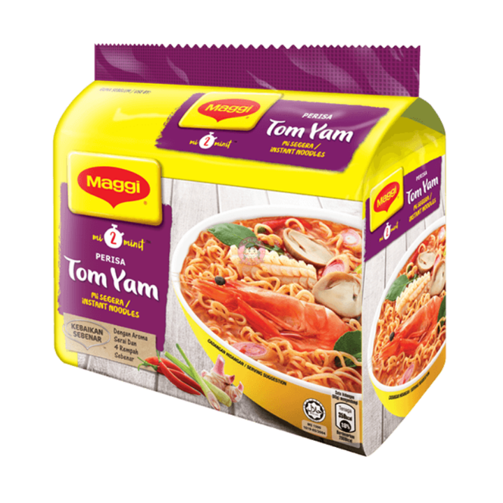 Maggie 2-Min Instant Noodle Tom Yam Flavour 5pcks