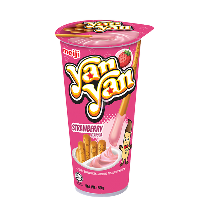 Meiji Yan Yan Strawberry Flavour 50g