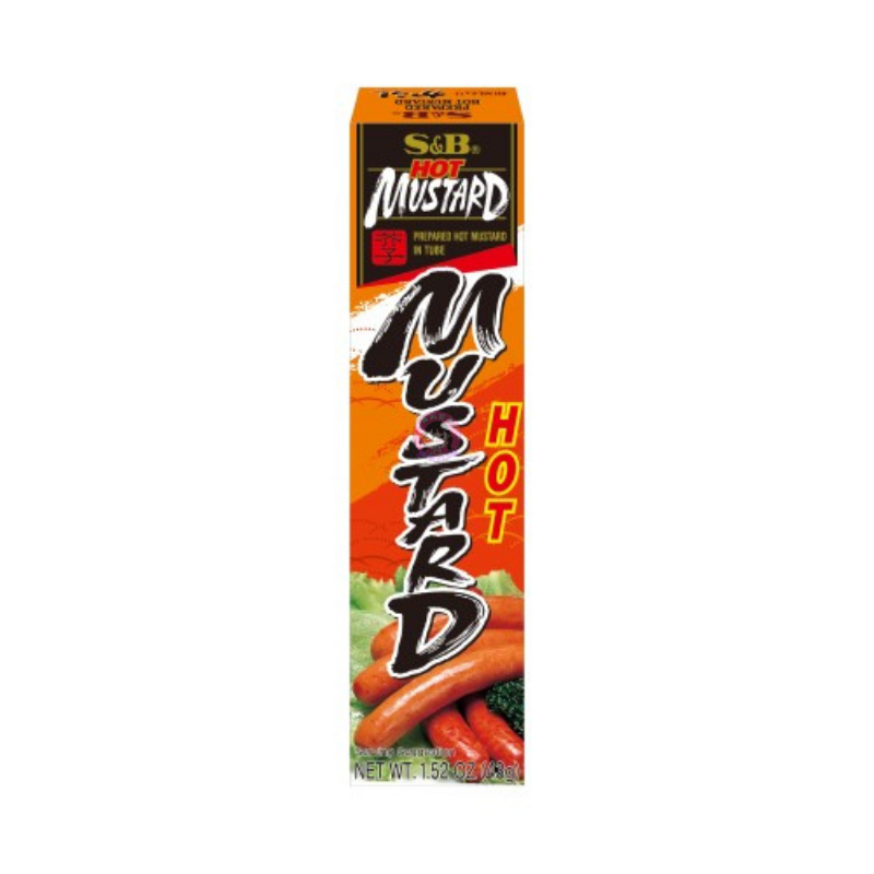 S&B Prepared Mustard Hot in Tube 43g
