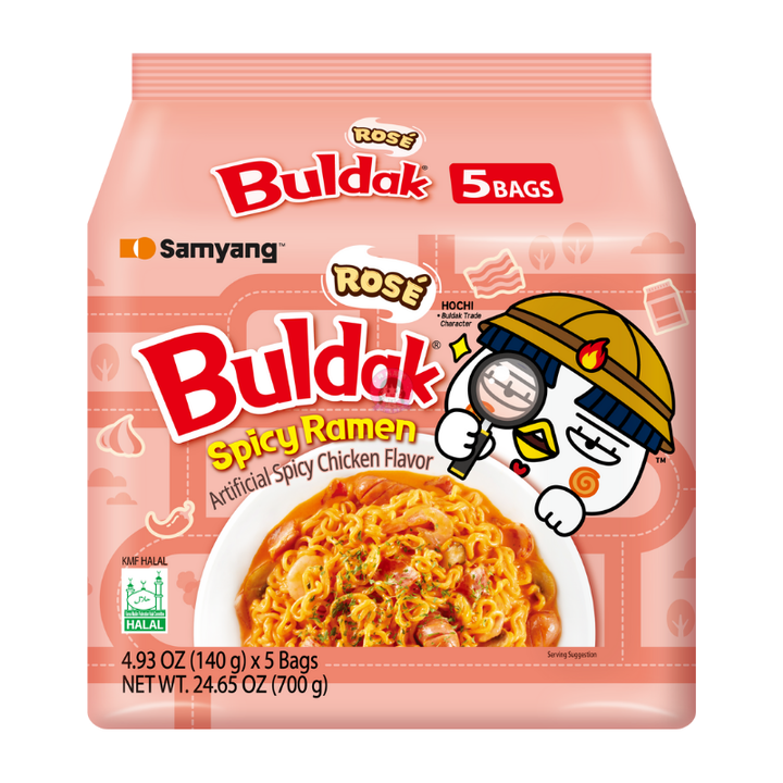 Samyang Hot Chicken Ramen Rose Flavour 5pcks 三养火鸡面玫瑰味