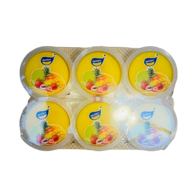 Ten Ten Nata De Coco Jelly Puddings Mango Flavour 6*80g