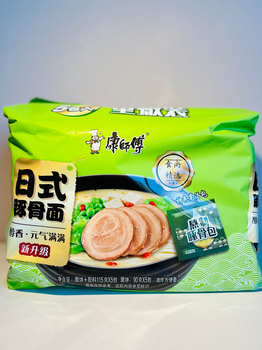 康师傅日式豚骨5pcks 510g Master Kang Artificial Japanese Style Pork Flavour