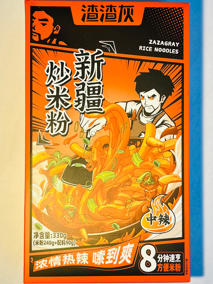 渣渣辉新疆炒米粉中辣330g ZZH Fried Vermicelli Medium Spicy