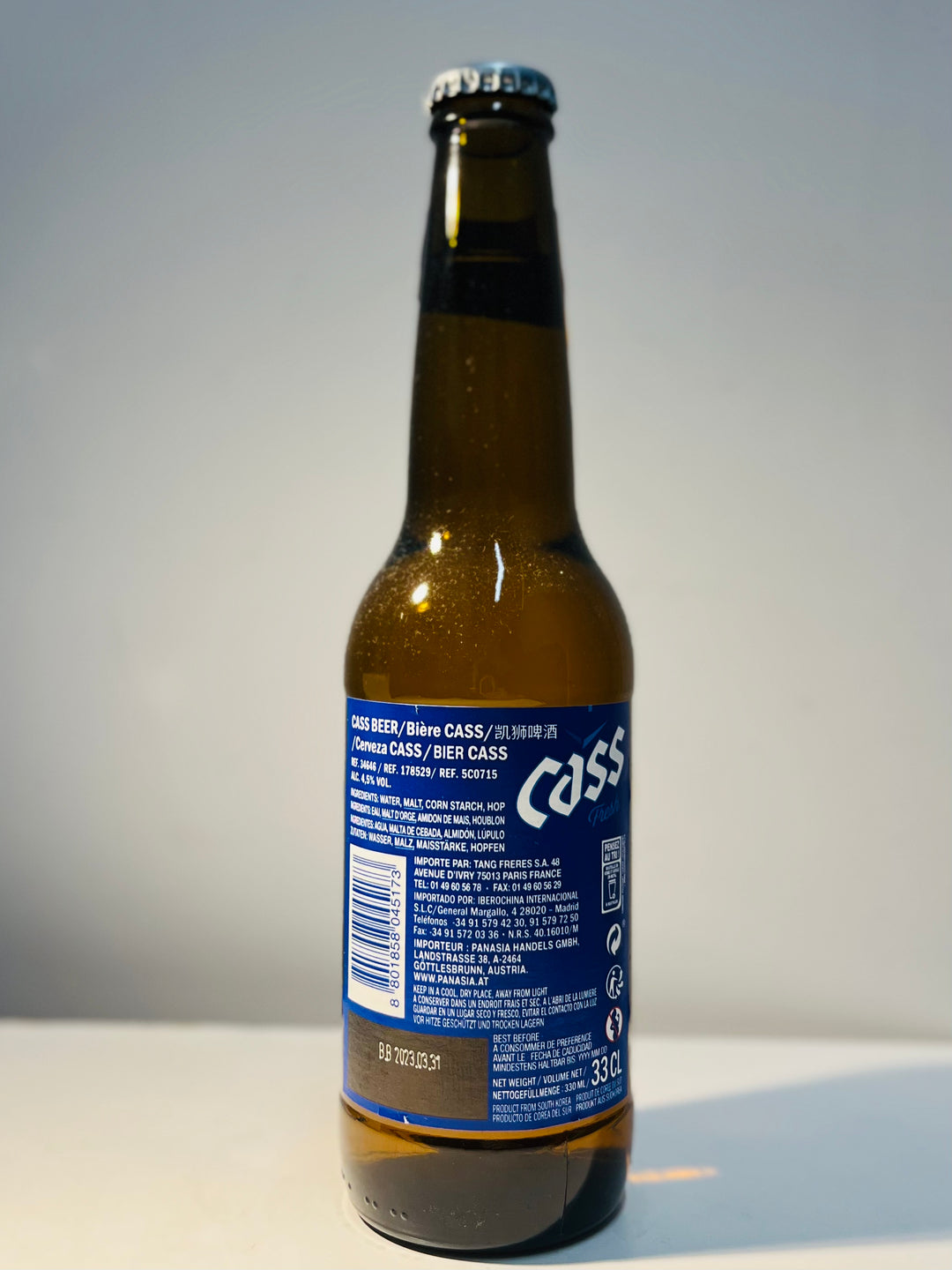 Cass Cold Brewed Beer ALC 14% 330ml