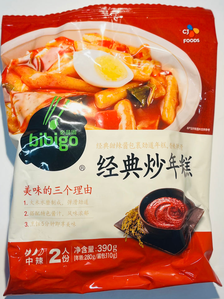 必品阁经典炒年糕390g Bibigo Korean Stir Fried Rice Cake