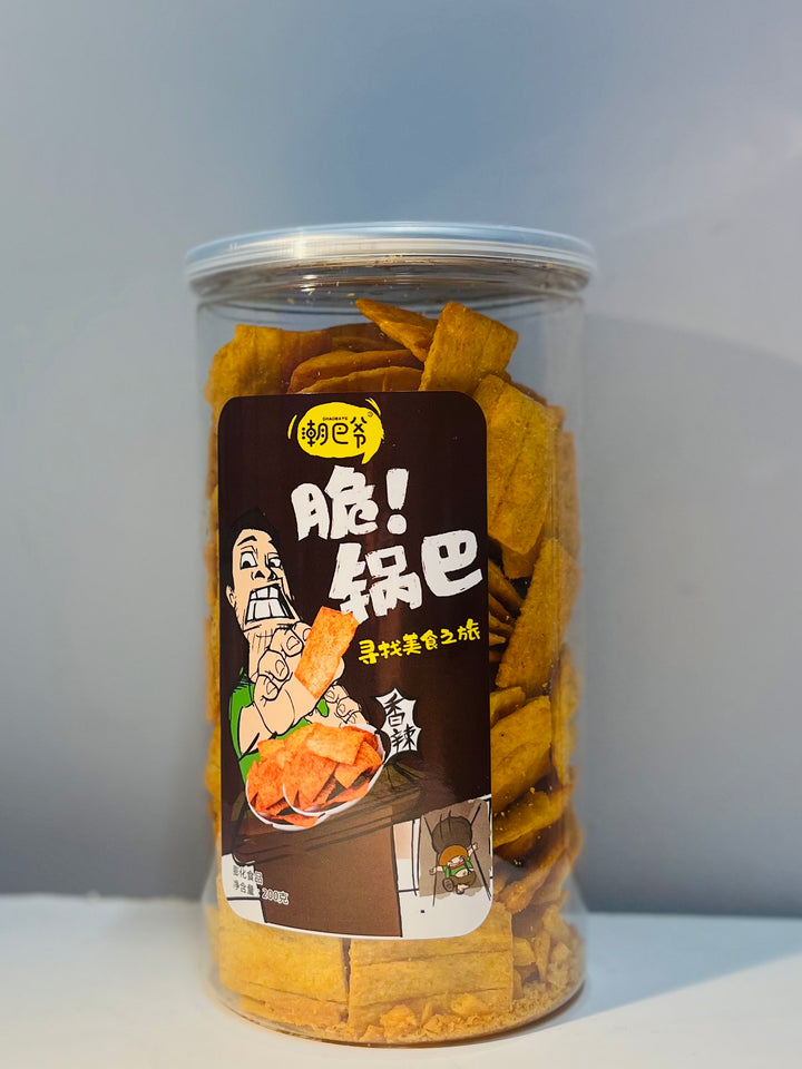 潮巴爷脆锅巴香辣味200g CBY Crispy Crackers