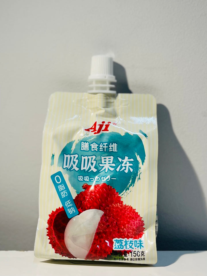 Aji吸吸果冻荔枝味150g Aji Jelly Drink Lychee Flavour
