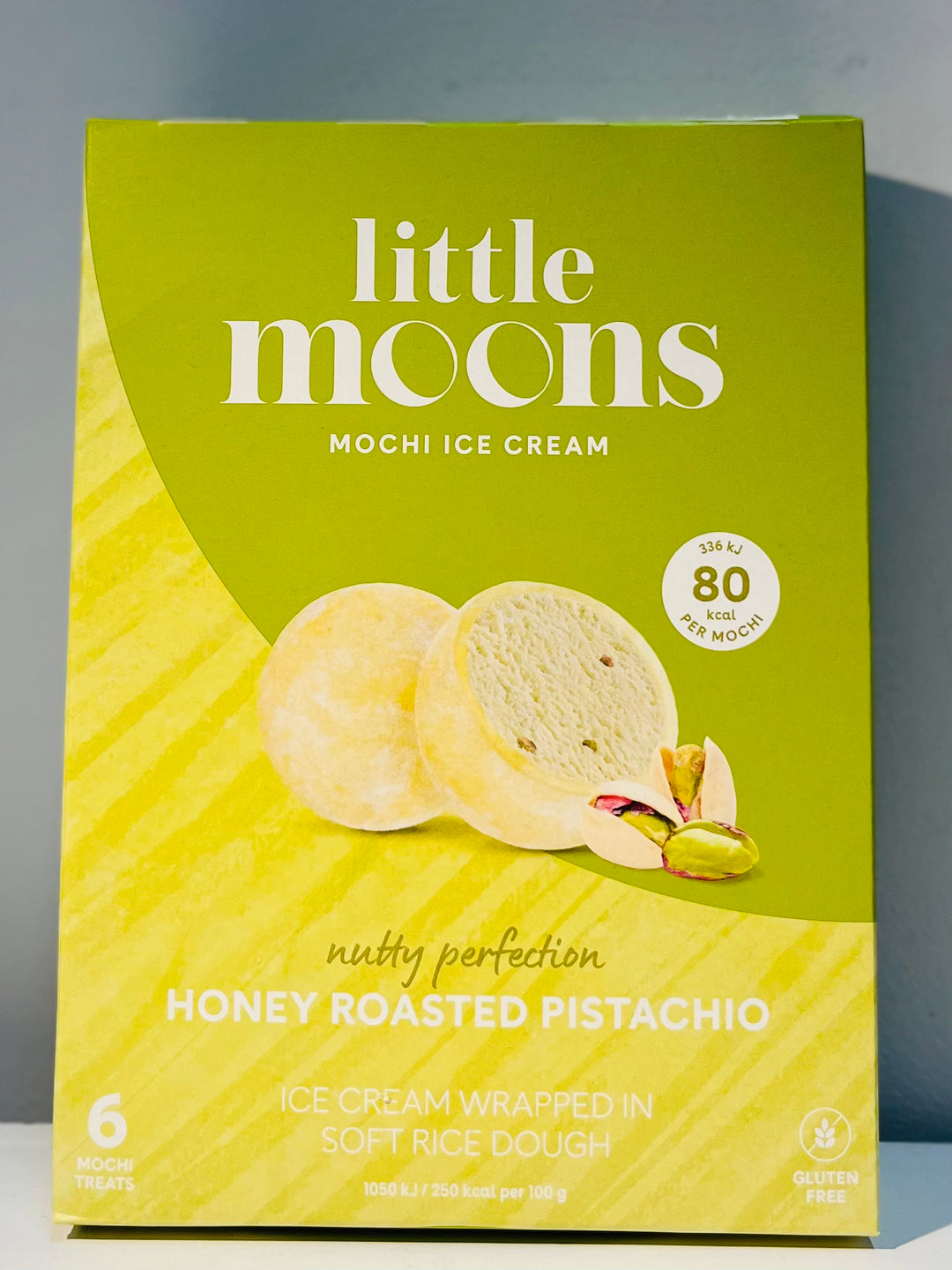 小月亮冰淇淋麻糬开心果味192g Little Moon Ice Cream Mochi Pistachio
