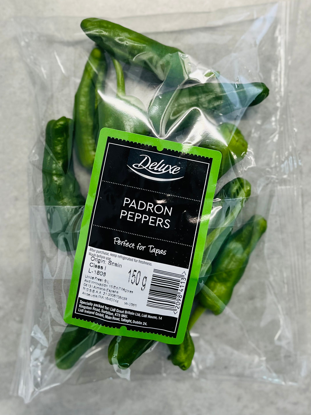 DELUXE Padron Peppers 150g