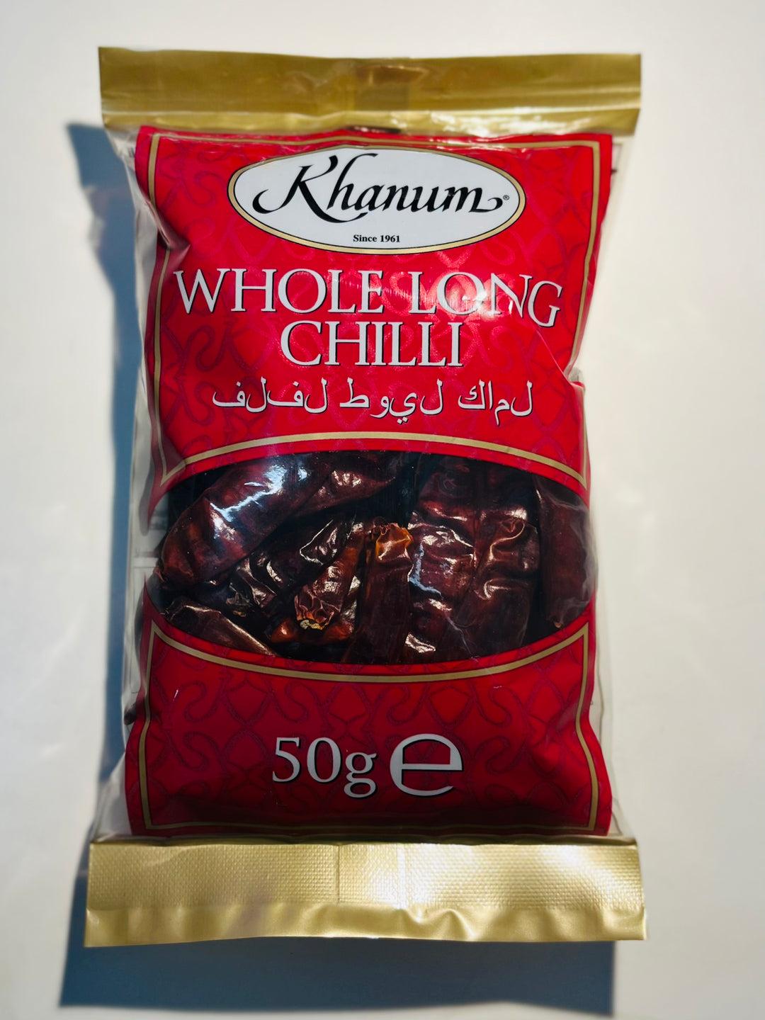 Khanum Whole Long Chilli 50g