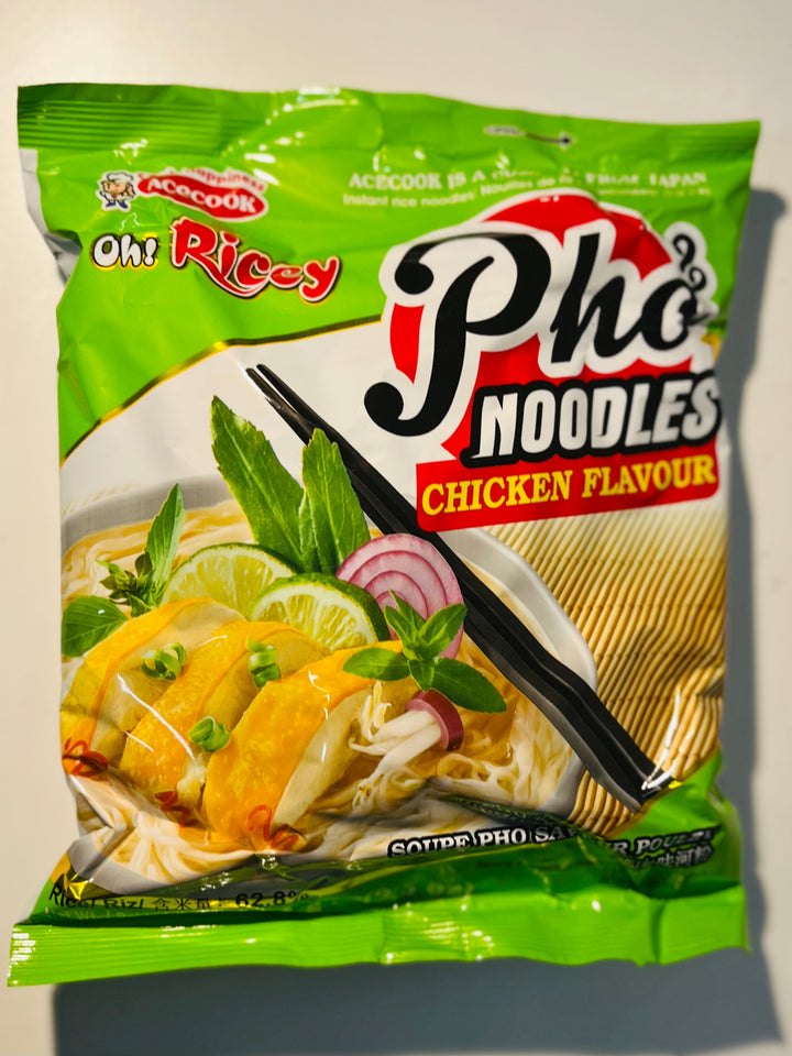Acecook Oh! Ricey Instant Noodle Chicken Flavour 70g 鸡肉味河粉