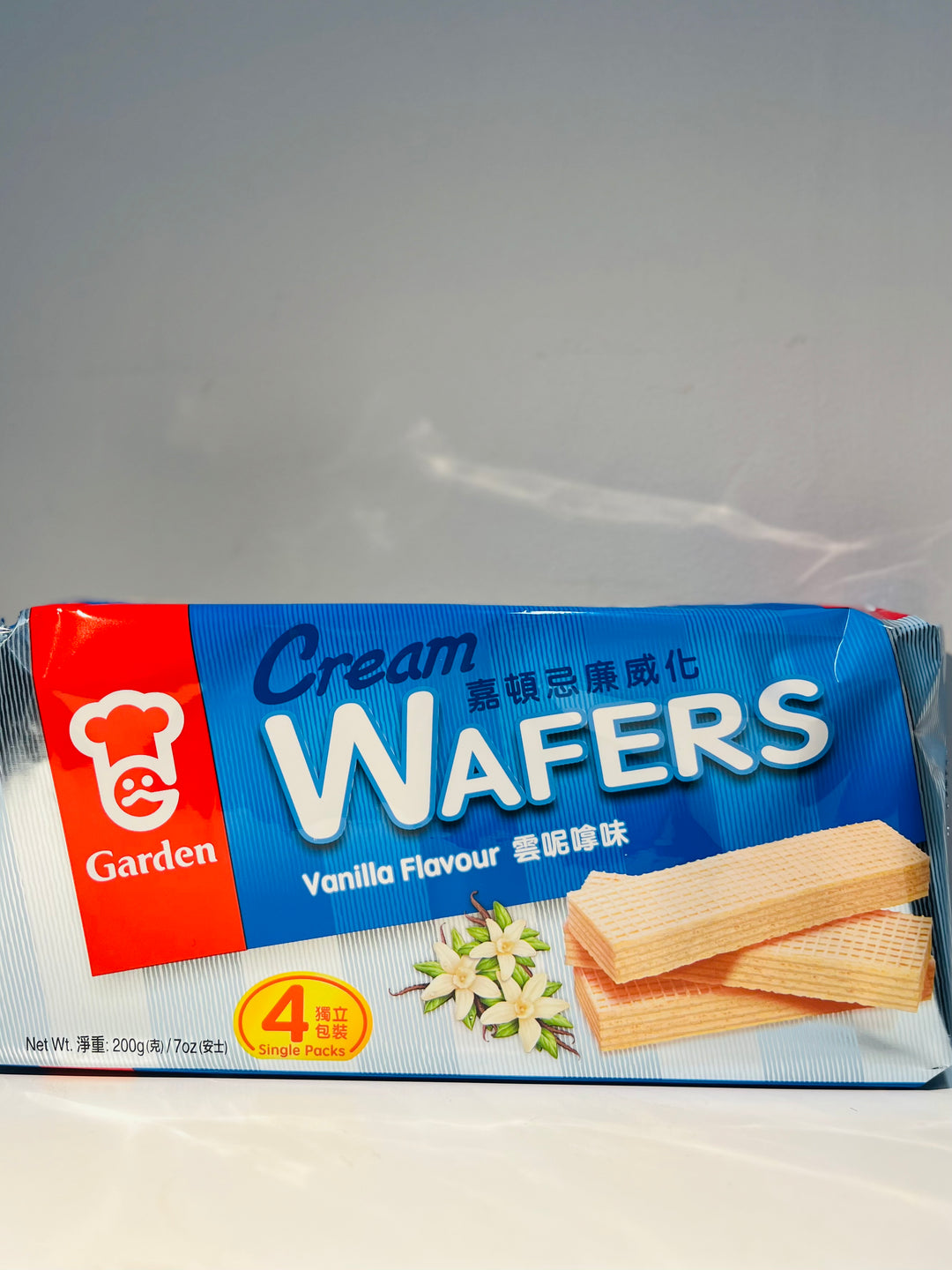 嘉顿威化饼香草味200g Garden Cream Wafers Vanilla Flavour