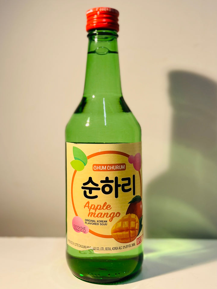 Lotte Soju Apple Mango Flavour 360ml Alc 12%