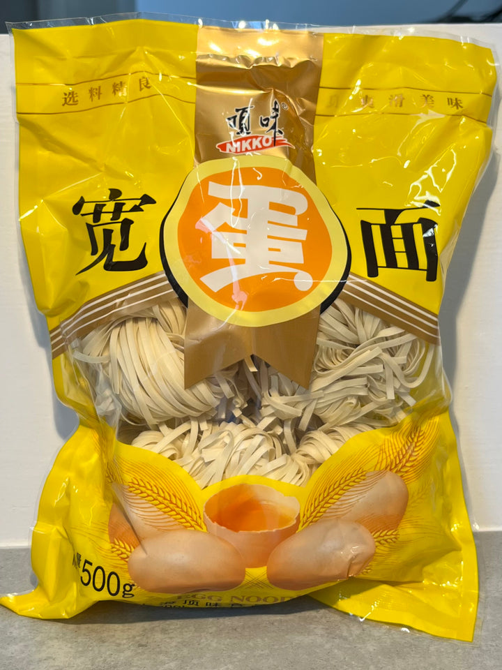 顶味宽蛋面500g Nikko Egg Noodles