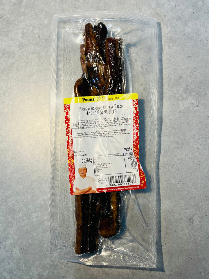 潘记腊肉224g Poons Wind-Dried Chinese Bacon