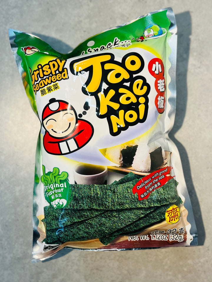 小老板脆紫菜32g TAOKADENOI Crispy Seaweed Snack Original
