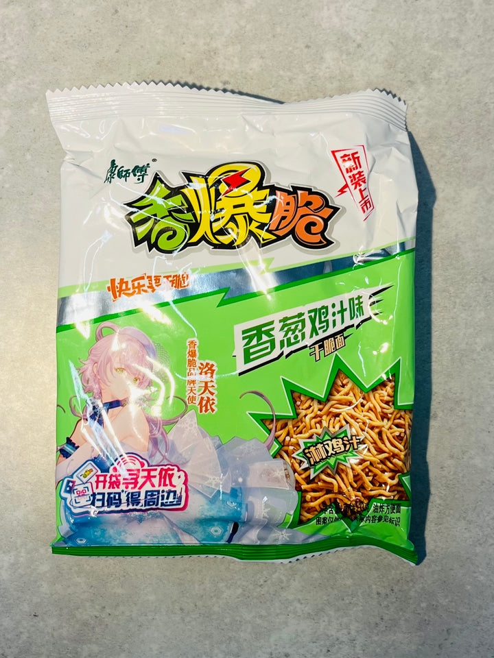 康师傅葱鸡干脆面33g MK Scallion Artificial Chicken Noodle