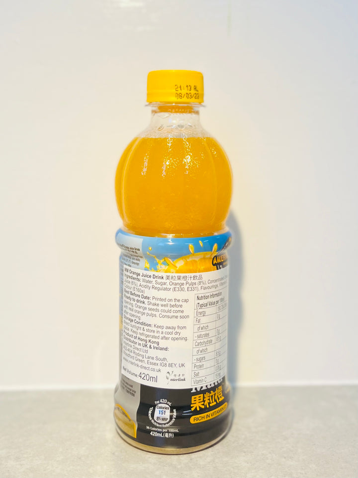 果粒橙 420ml MM Orange Juice drink